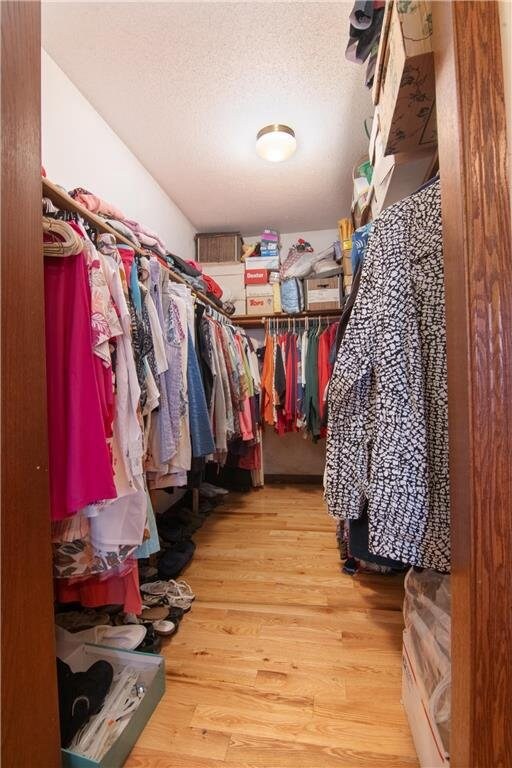 227 Donatelle St, Amery, WI 54001 - spacious closet with wood finished floors