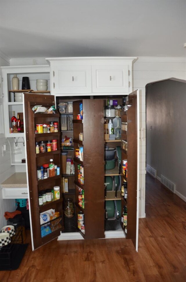 storage area featuring visible vents