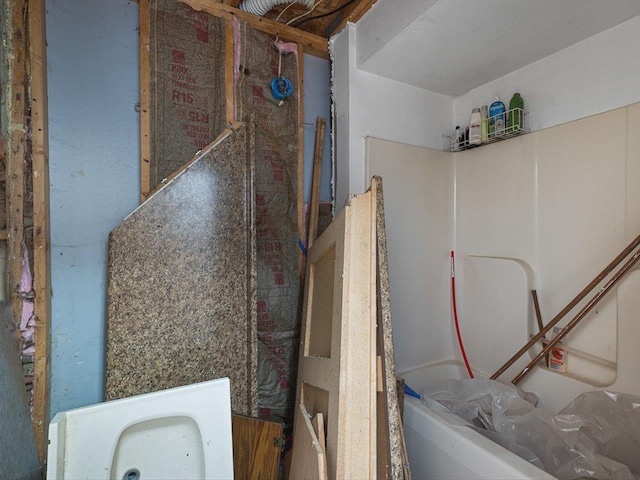 bathroom with a bathtub