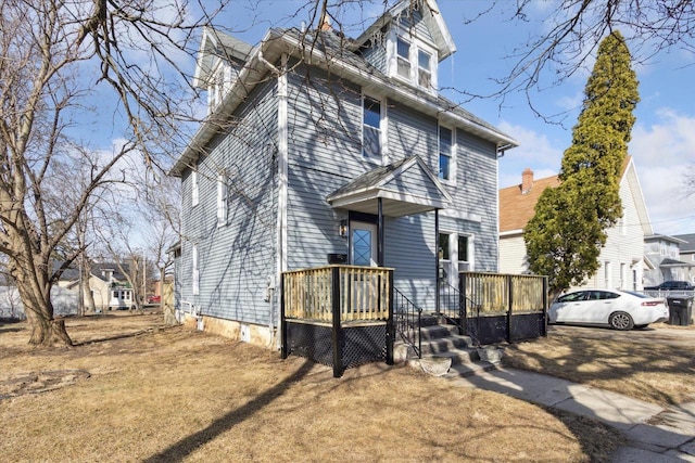 view of traditional style home