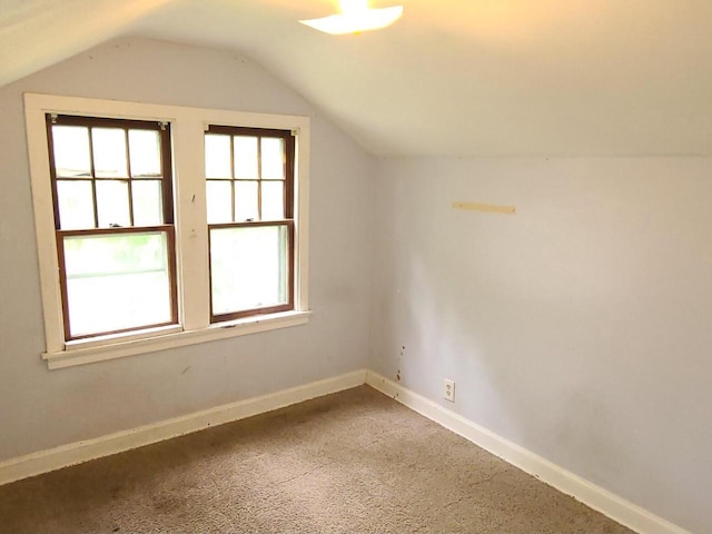 8630 W Lancaster Ave, Milwaukee, WI 53225 - additional living space featuring lofted ceiling, plenty of natural light, carpet, and baseboards