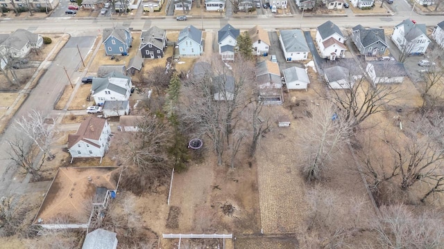 drone / aerial view featuring a residential view