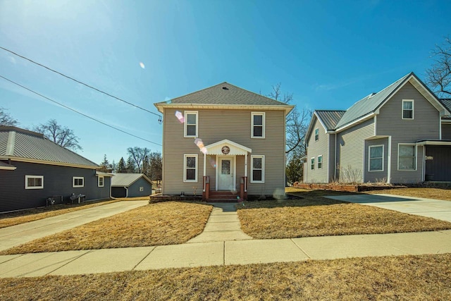 view of front of property