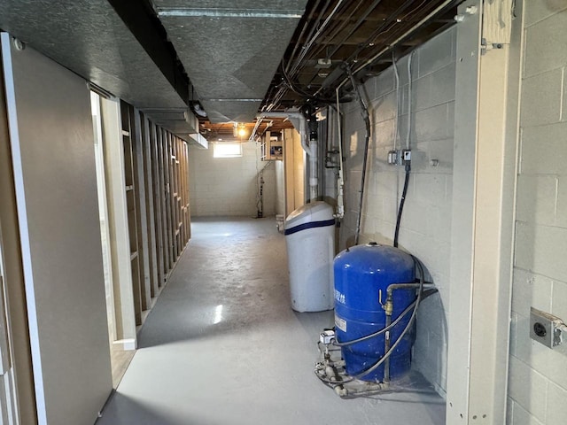 view of basement