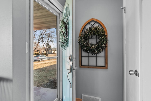 entrance foyer with visible vents