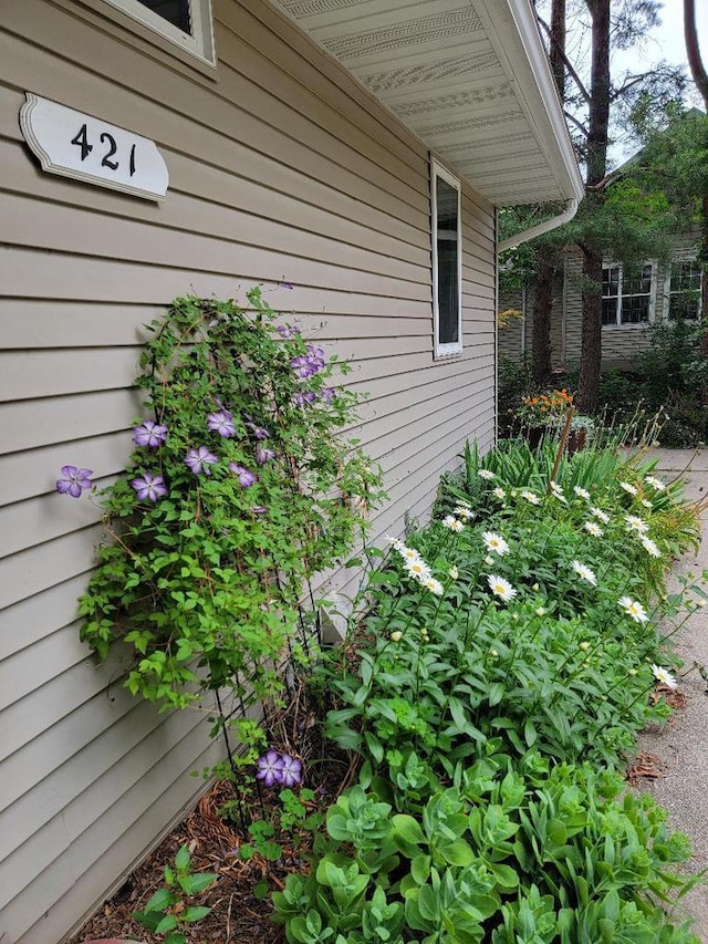 view of side of property