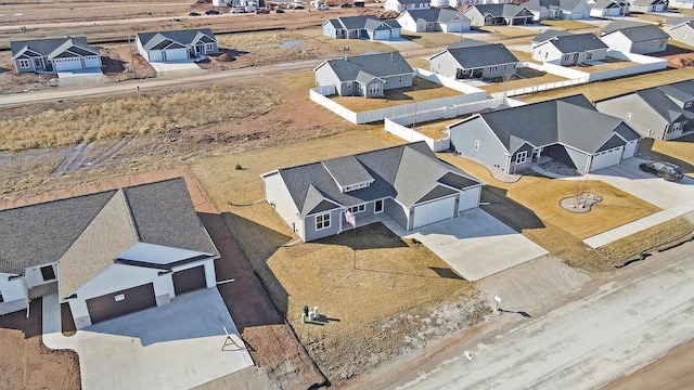 birds eye view of property featuring a residential view