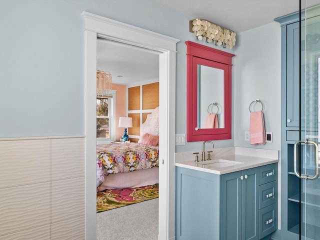 ensuite bathroom with vanity and ensuite bathroom