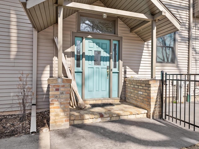 view of entrance to property