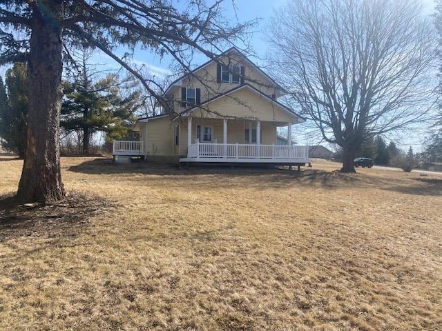 view of front of house featuring a porch