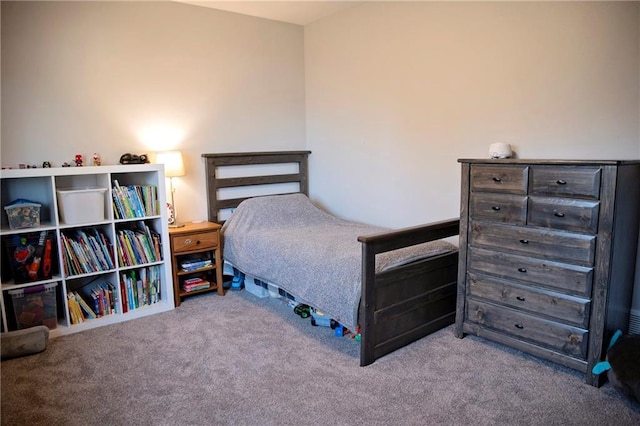 bedroom featuring carpet floors