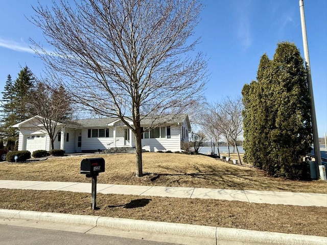 ranch-style home with an attached garage