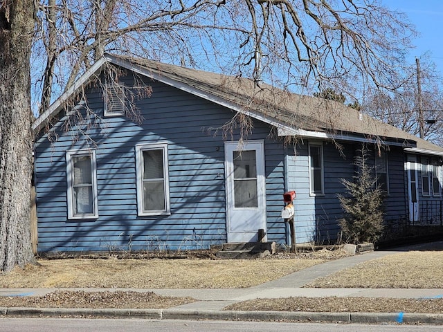 view of bungalow-style house