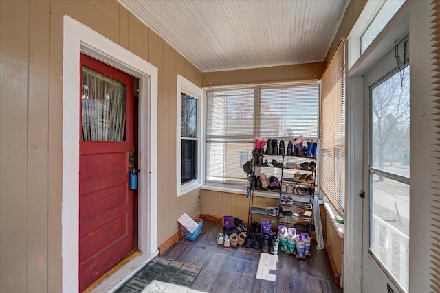 sunroom / solarium featuring plenty of natural light