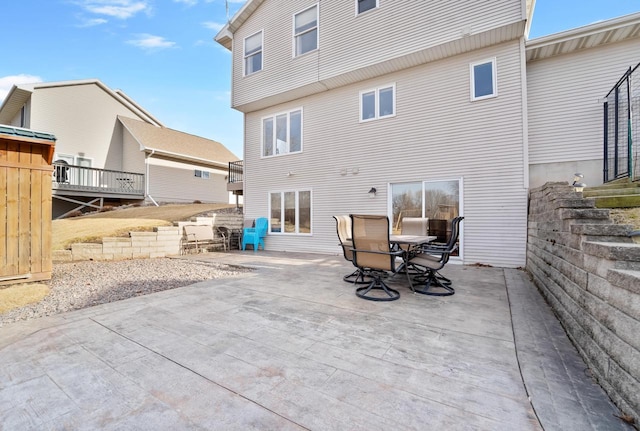 view of rear view of property