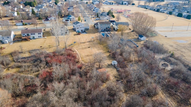 birds eye view of property featuring a residential view