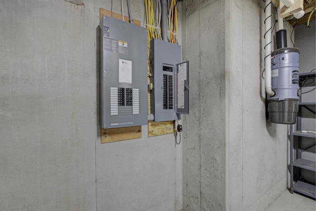 utility room featuring electric panel