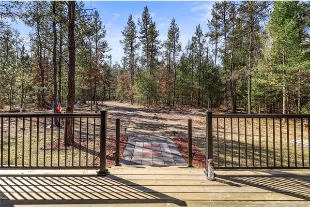 S10460 Black Creek Rd, Fairchild, WI 54741 - view of wooden terrace