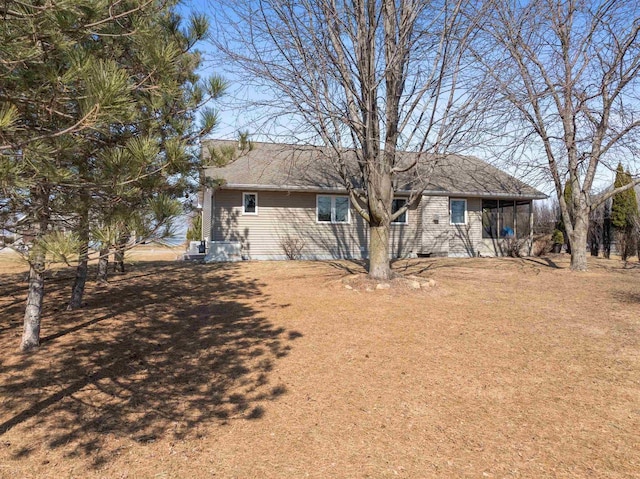 view of rear view of property