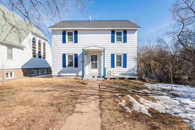 view of front of home