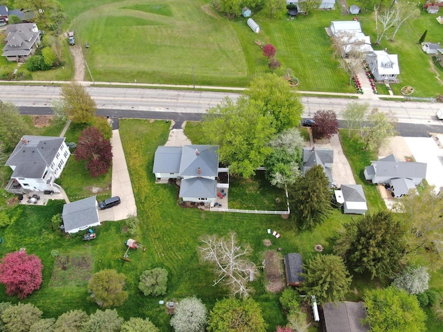 birds eye view of property featuring a residential view