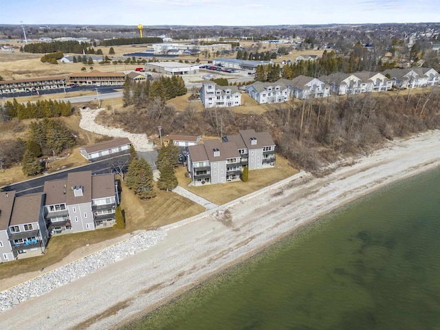 aerial view featuring a residential view