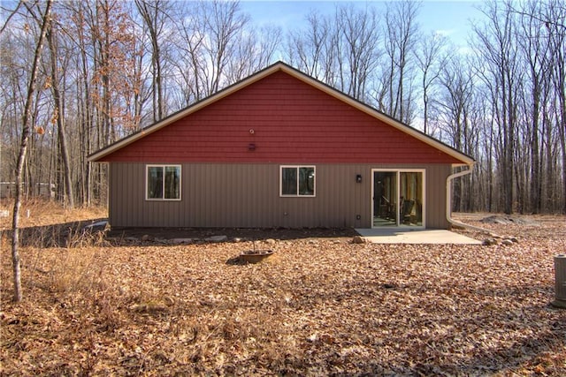 back of house featuring a patio