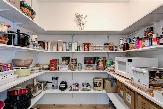 view of pantry