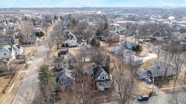 birds eye view of property featuring a residential view