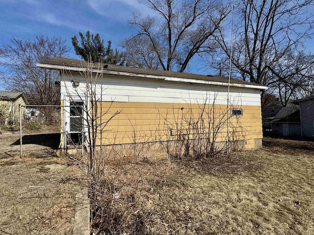 view of outbuilding