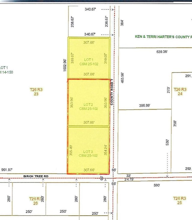 LOT2 County Road T, Marshfield WI, 54449 land for sale