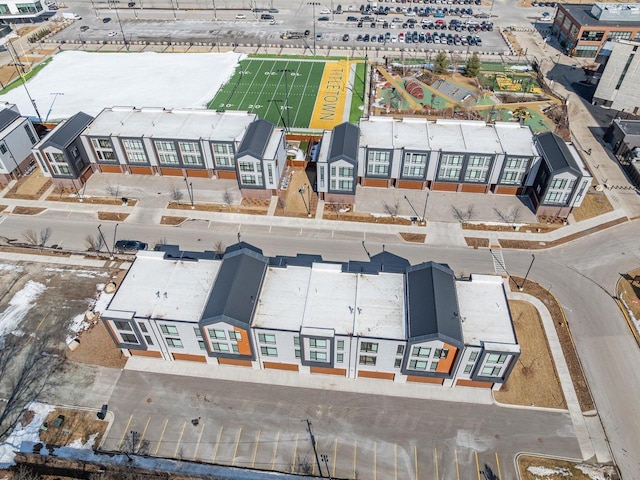 bird's eye view featuring a residential view