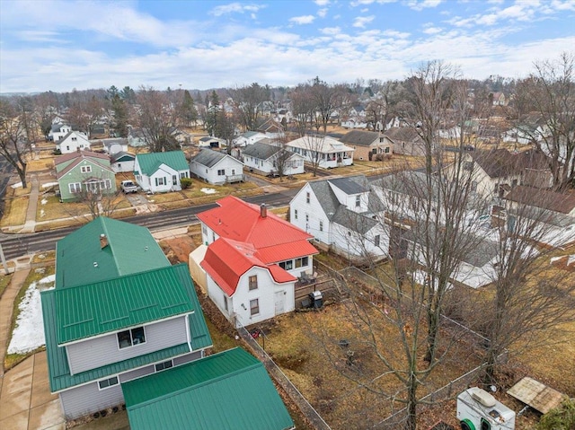 drone / aerial view featuring a residential view