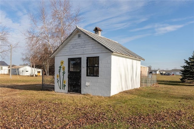 view of outbuilding with an outdoor structure