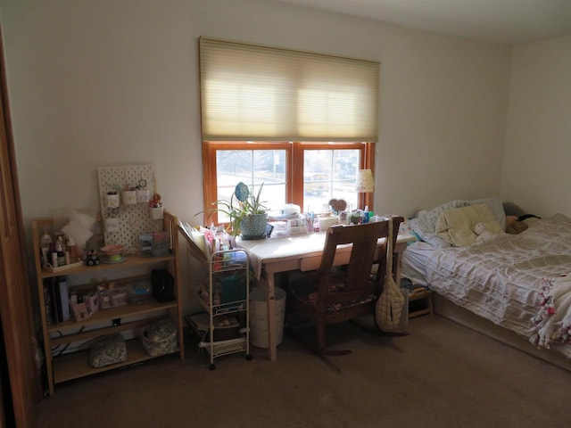 bedroom featuring carpet floors