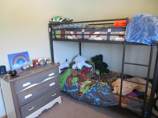 bedroom featuring carpet flooring