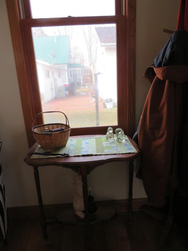 view of dining area