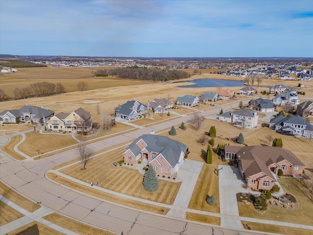 drone / aerial view featuring a residential view