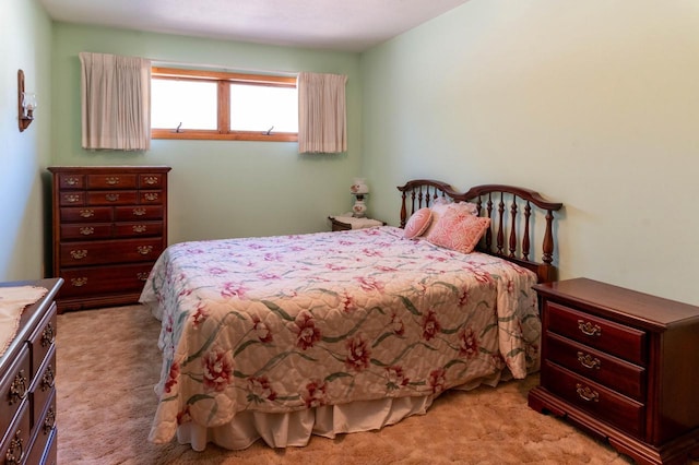 bedroom featuring carpet flooring