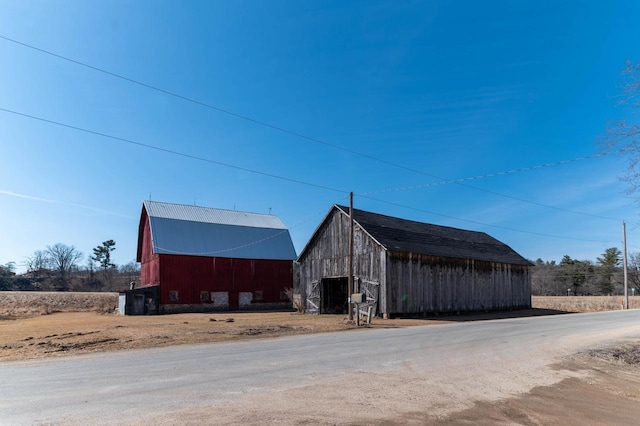 view of barn