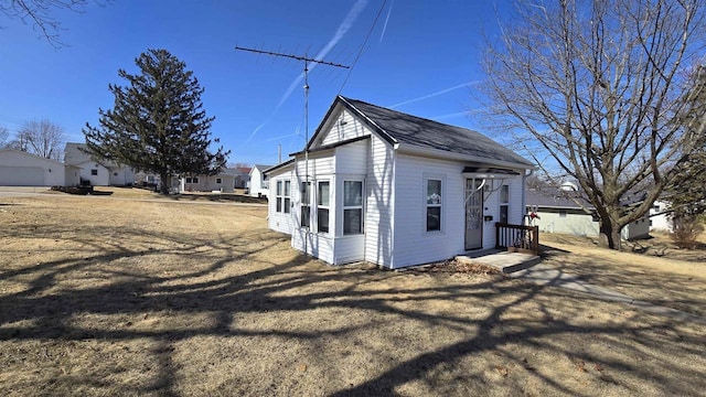 view of side of property