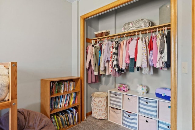 view of closet