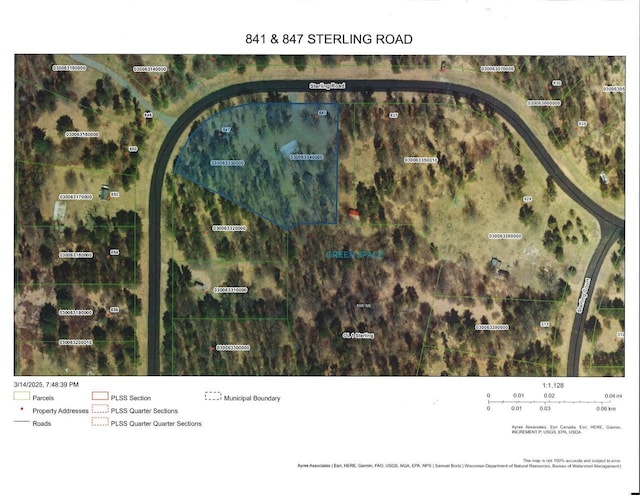 841 Sterling Rd, Nekoosa WI, 54457 land for sale