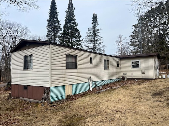 view of rear view of property