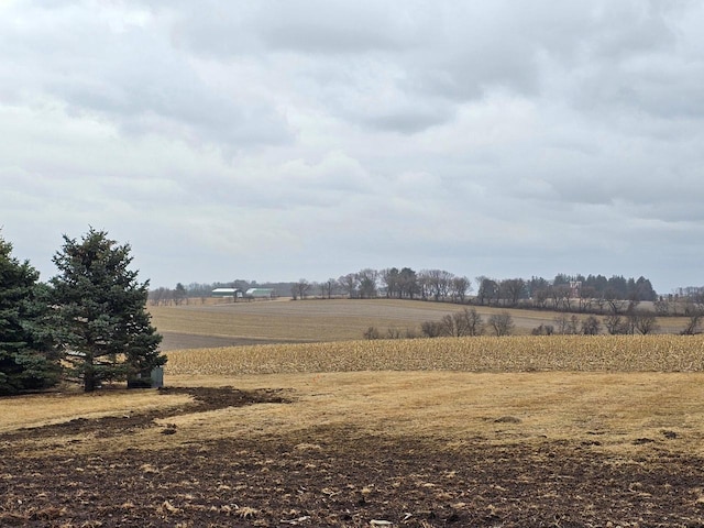 view of landscape featuring a rural view