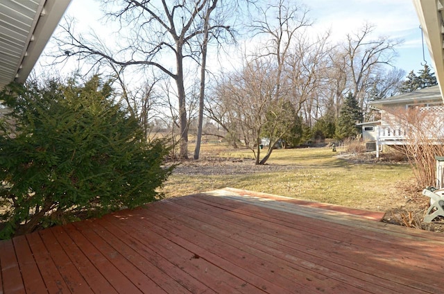5511 Maywood Rd, Monona, WI 53716 - wooden terrace with a yard