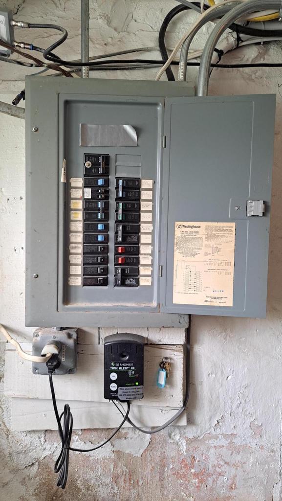 utility room featuring electric panel