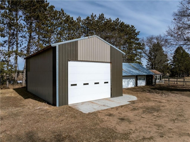 N7030 Little Valley Rd, Spooner, WI 54801 - view of detached garage