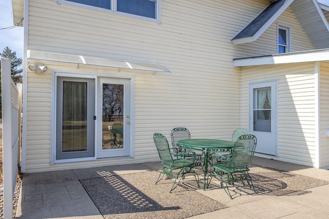 view of patio / terrace with outdoor dining area