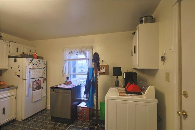 washroom featuring washer / clothes dryer